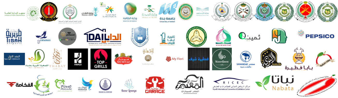 مجموعة من شعارات شركاء النجاح والعملاء